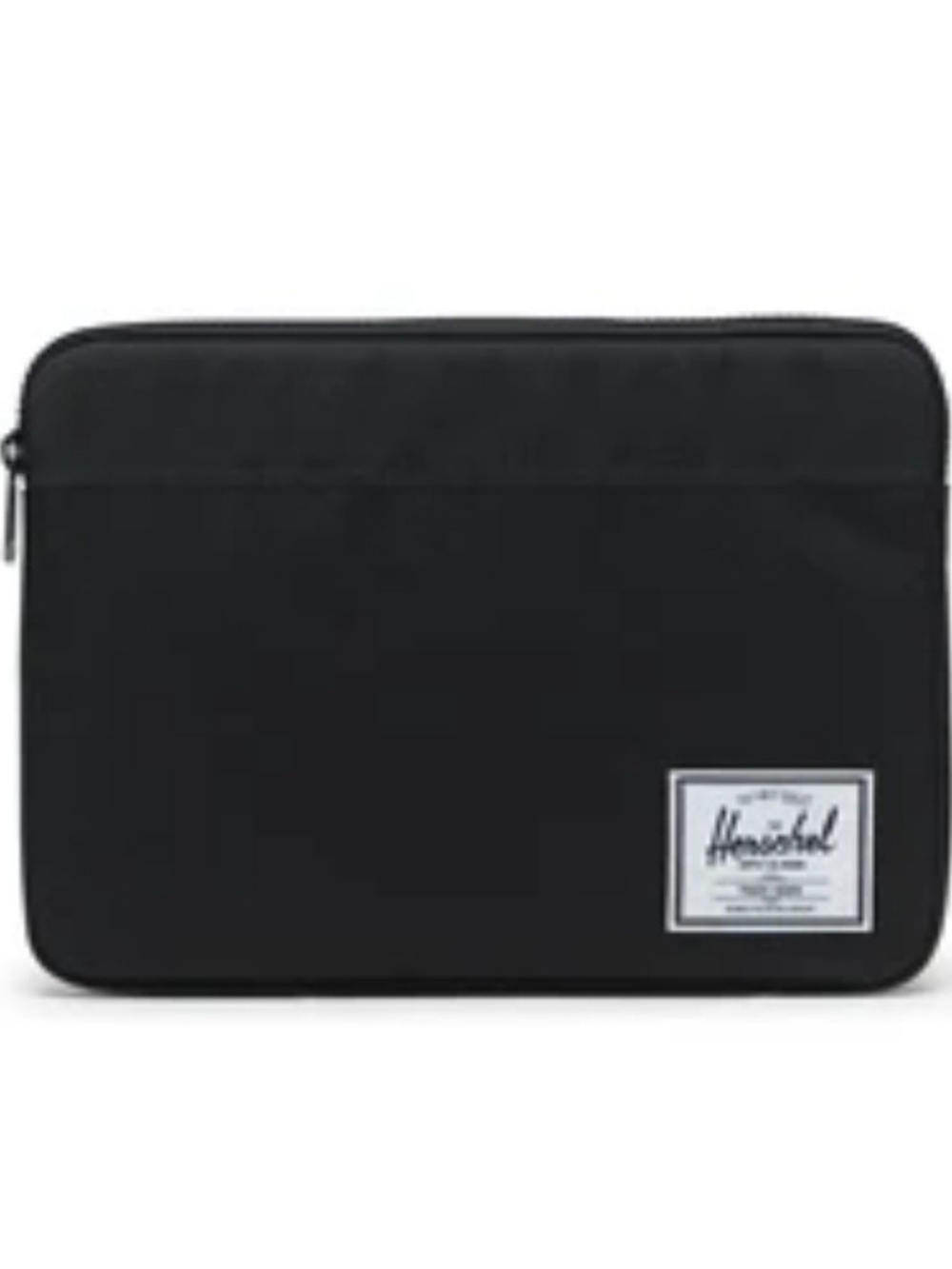 Herschel Supply Company Black 11"- 12" Electronics Tablet Sleeve Logo Patch NEW